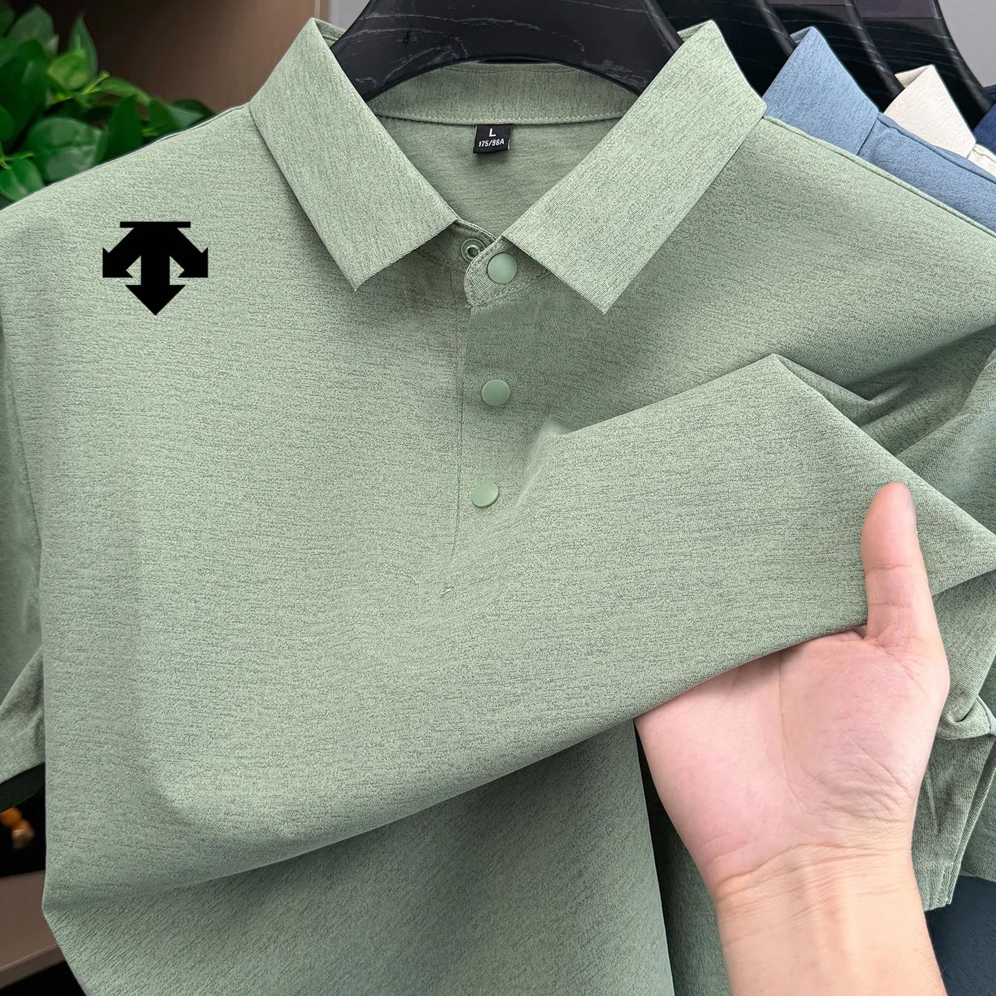 Nouveau polo d'été pour homme à manches courtes, style business décontracté, confortable et sportif,