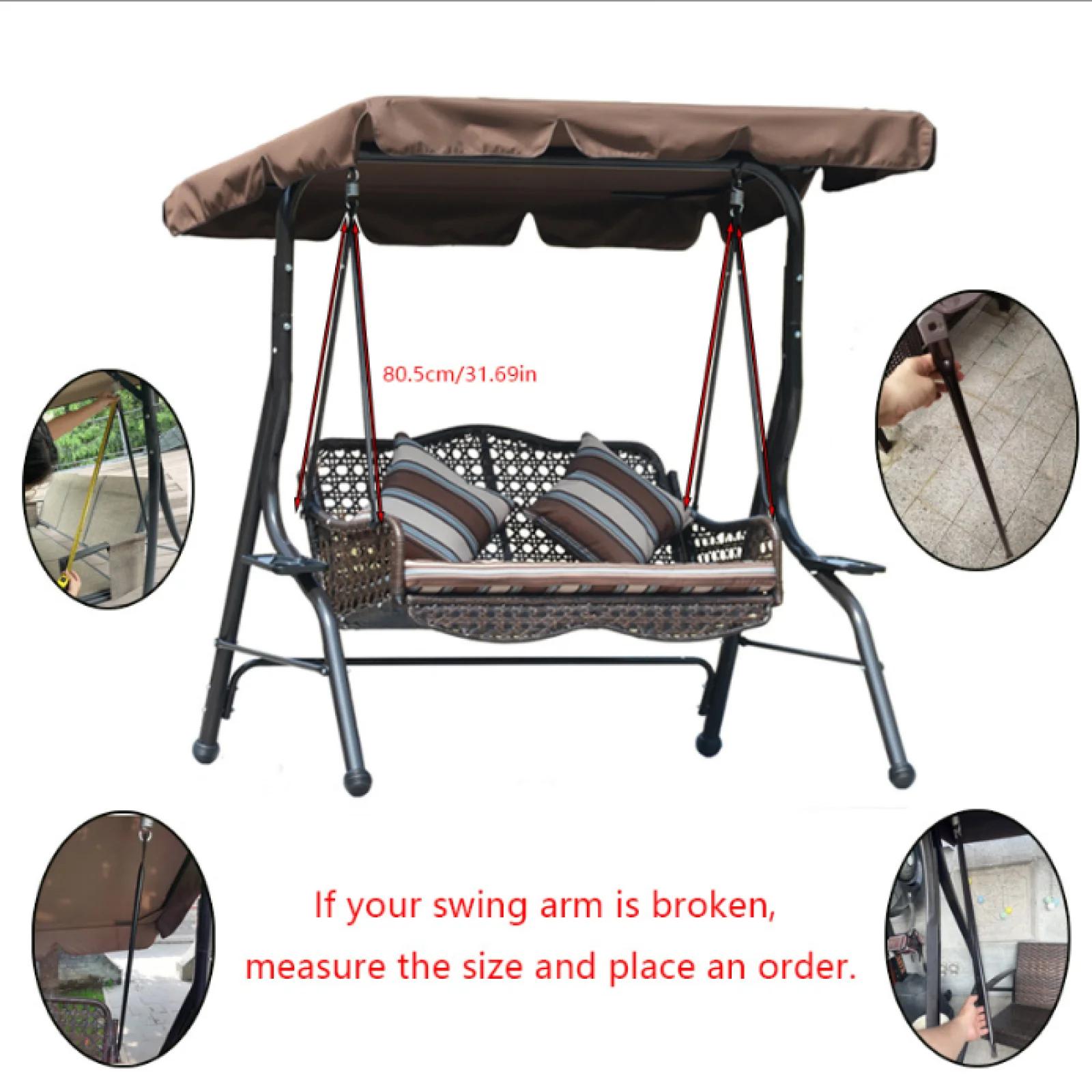 2x tiges de remplacement de balançoire, poteaux suspendus, bras oscillants, tiges métalliques pour s
