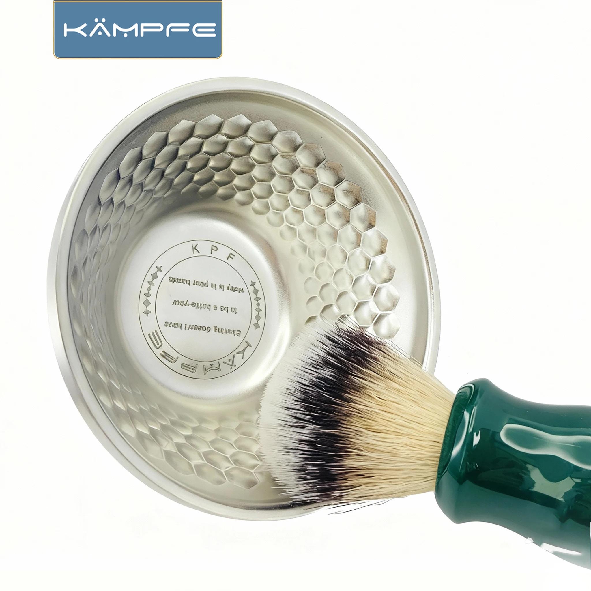 KAMPFE Bol à raser en acier inoxydable, double usage, pour la maison et les voyages, pour le nettoya