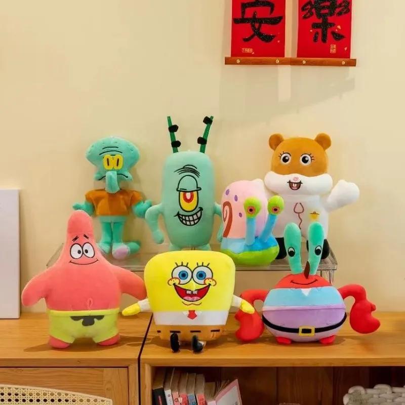 Bob l'éponge Patrick Star Eugene H. Krabs Gary l'escargot en peluche, oreiller, décorations d'hallow
