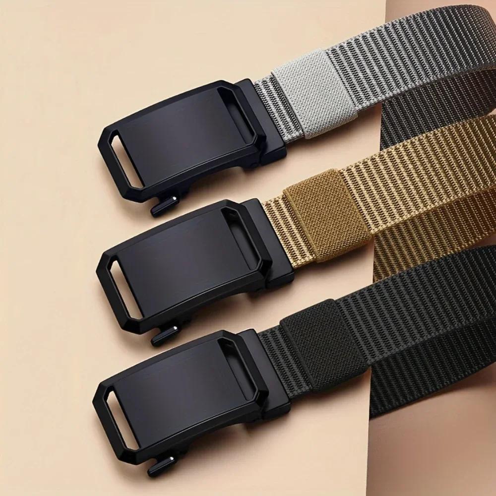 Nouvelle ceinture à boucle automatique, vêtements de travail tactiques en toile, pantalons d'entraîn