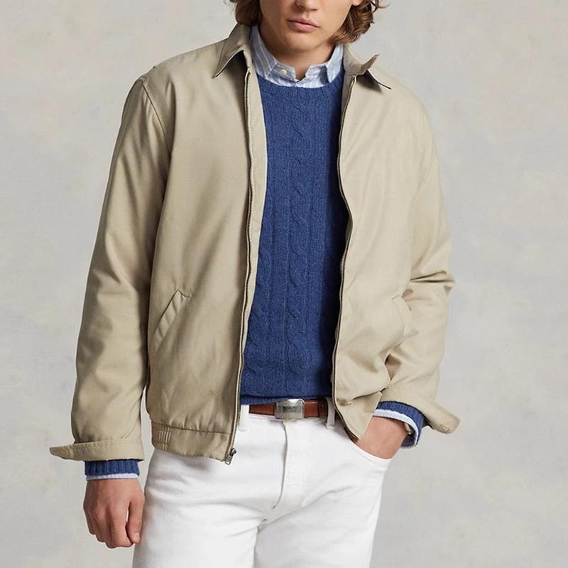 Veste décontractée Simple de couleur unie pour hommes, polyvalente, manches longues, col, poche, 3 c