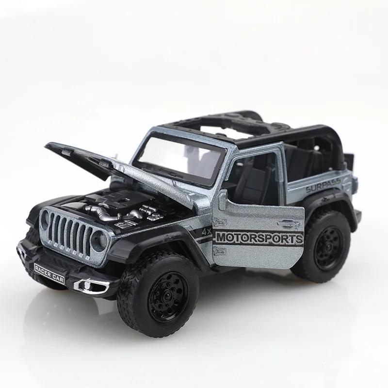 (Bagged) Véhicule tout-terrain Wrangler convertible 1/36, métal moulé sous pression, jouet pour garç