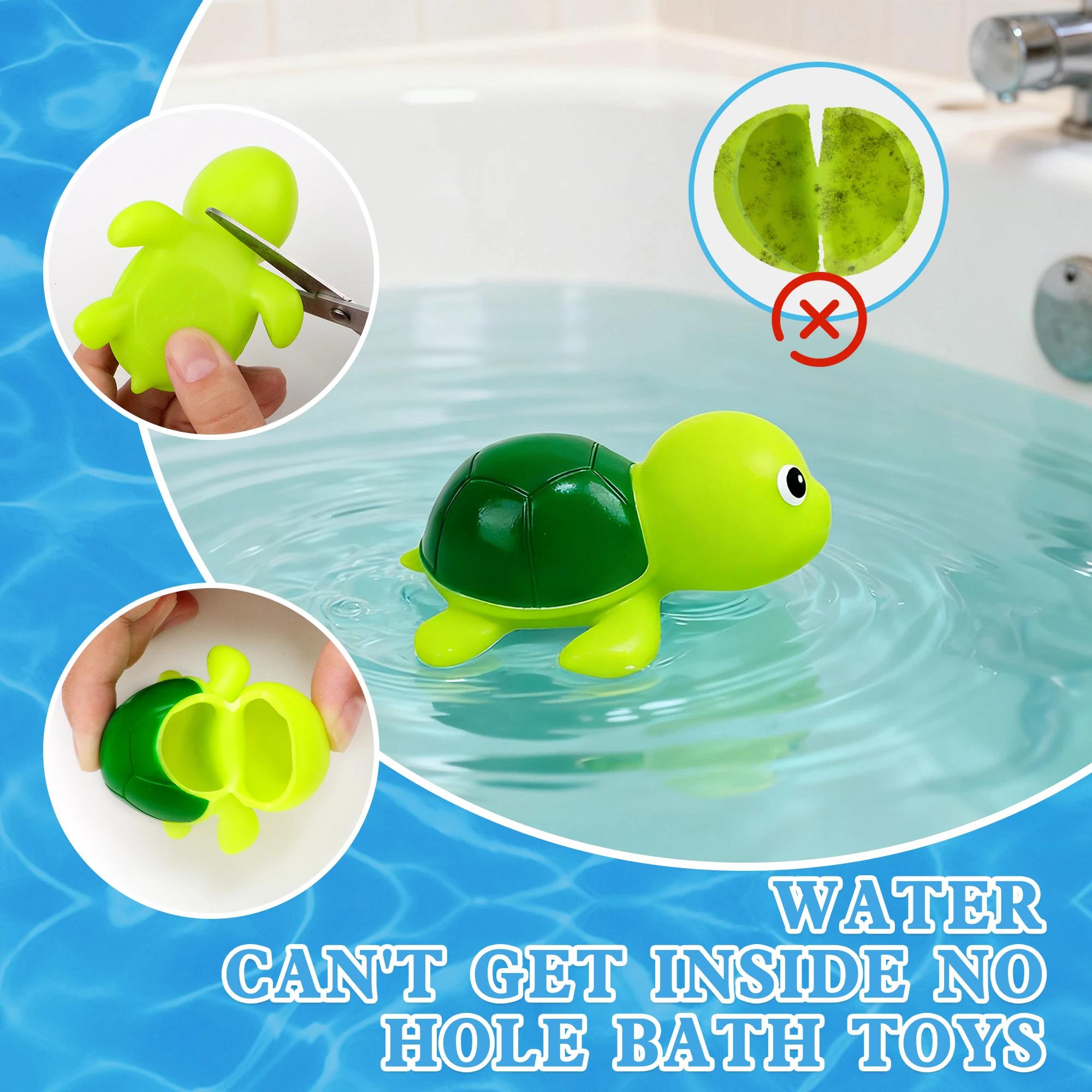 Jouets de baignoire et de douche, animaux de mer résistants aux moisissures, jeu d'eau de bain, joue