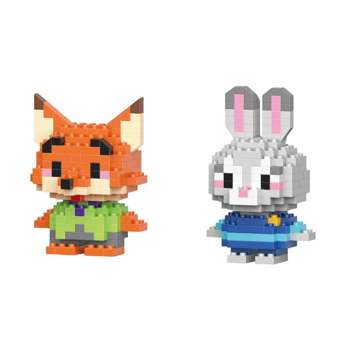 Blocs de construction Disney sans boîte, 6cm de haut, Stitch Kawaii, mini ornements de bureau, jouet
