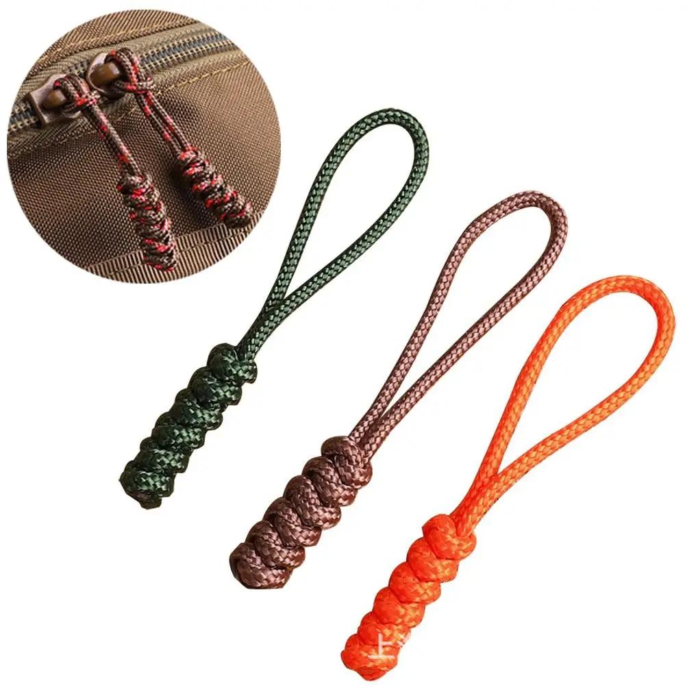 Extracteurs de fermeture éclair détachables, sac d'extérieur, tête de traction, corde de parapluie D