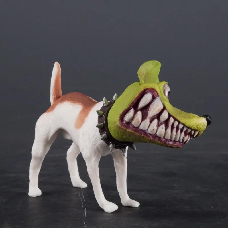 8 cm/3,1 pouces Anime le masque Figure drôle Parson Jack Russell figurines d'action Pvc Statue Colle