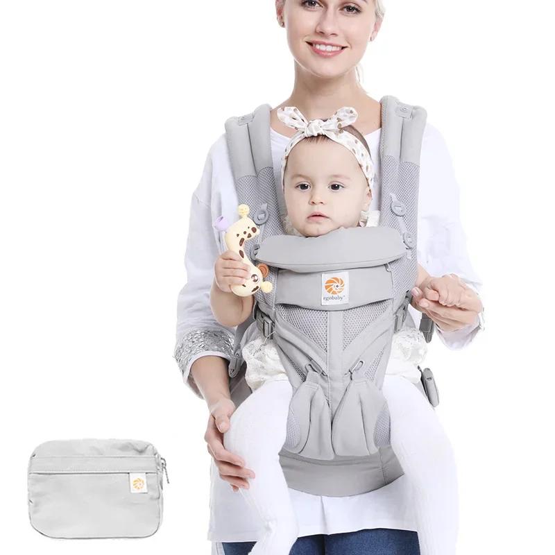 Sac à dos ergonomique Egobaby Omni Baby Electrolux - Respirant en coton avec ceinture et bretelles ajustables