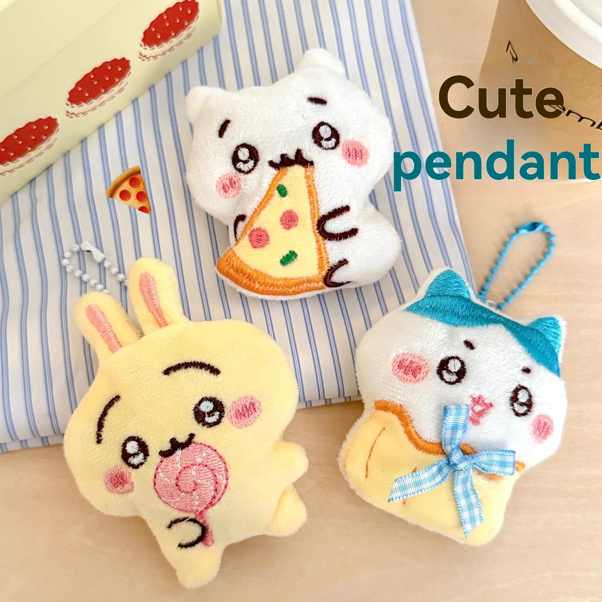 1/3 pièces Chiikawa mignon en peluche dessin animé poupée pendentif broche sac à dos porte-clés déco