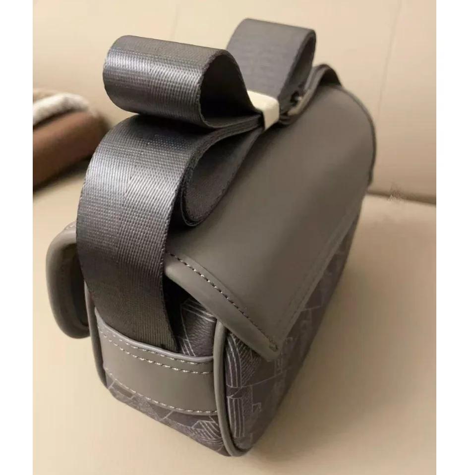 Nouveau sac messager rétro imprimé pour homme, sac bandoulière décontracté en PU tendance avec rabat