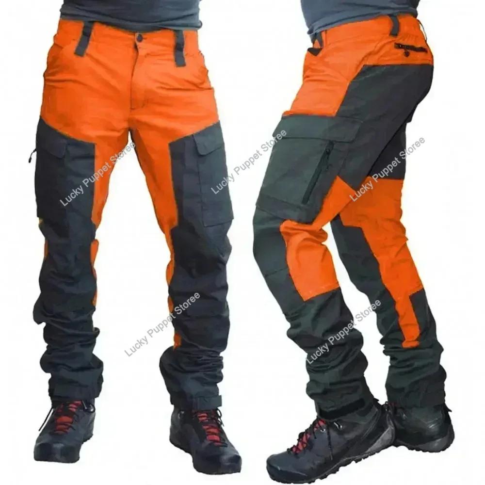 Pantalon cargo imperméable pour homme, pantalon de travail long d'été, pantalon de sport multi-poche