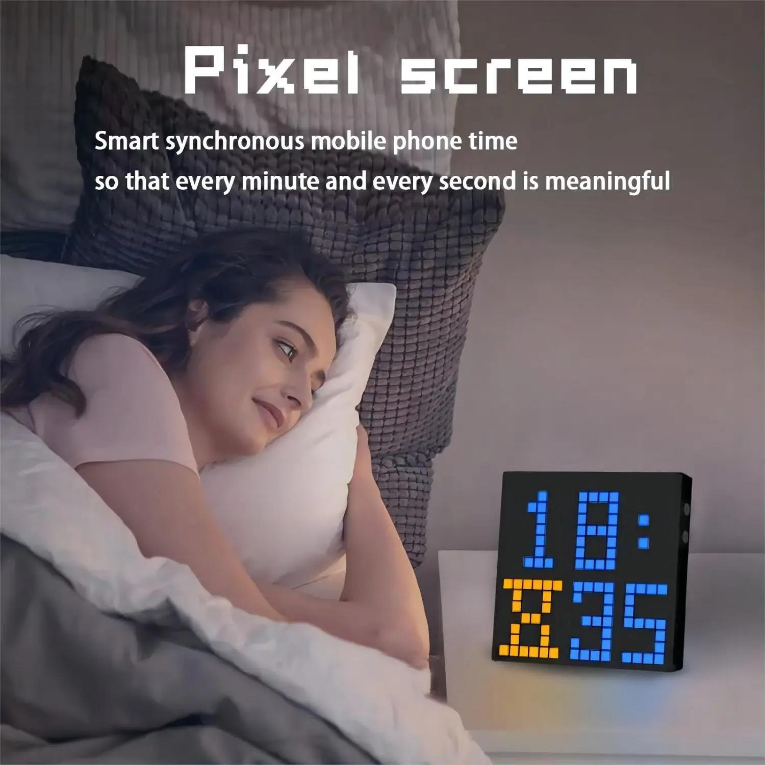 LED Pixel Matrix Bluetooth affichage intelligent 64x64 RGB panneau de lampe numérique bricolage Art 