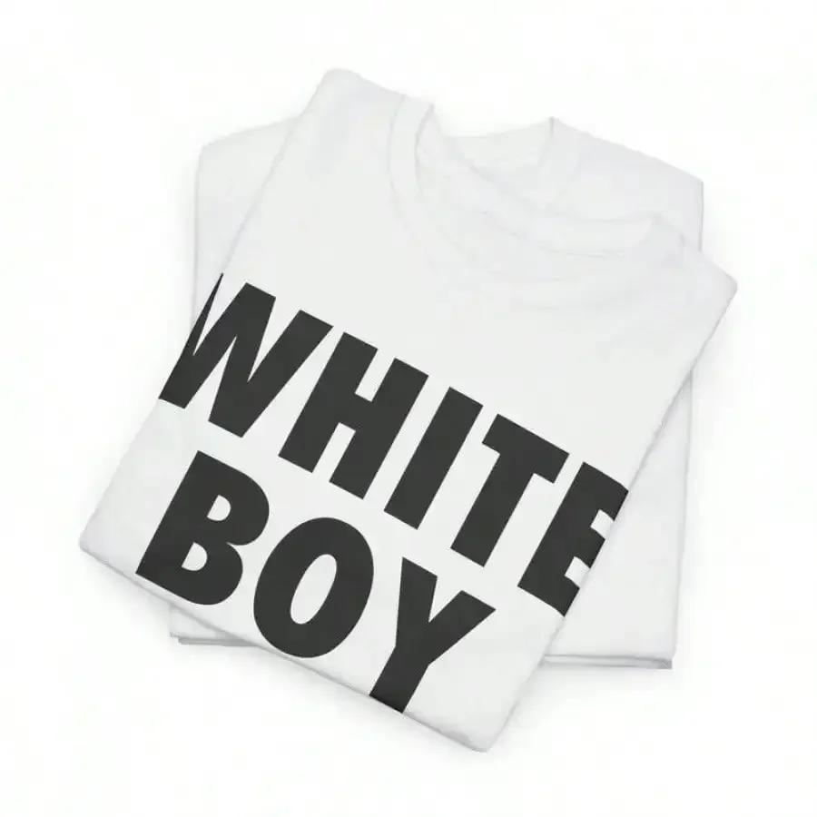 Blanc garçon de l'année t-shirts coton imprimé à manches courtes T-shirt rétro décontracté Streetwea