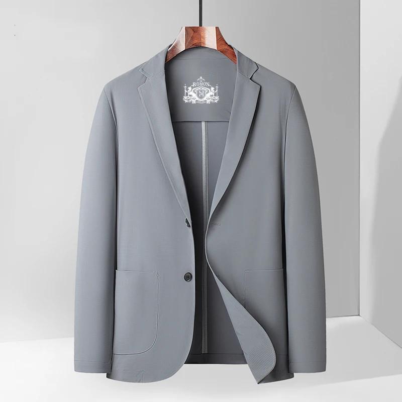Nouveau Blazer Homme Été 2026 – Mince, Respirant, Extensible, Protection Solaire – Veste Décontracté