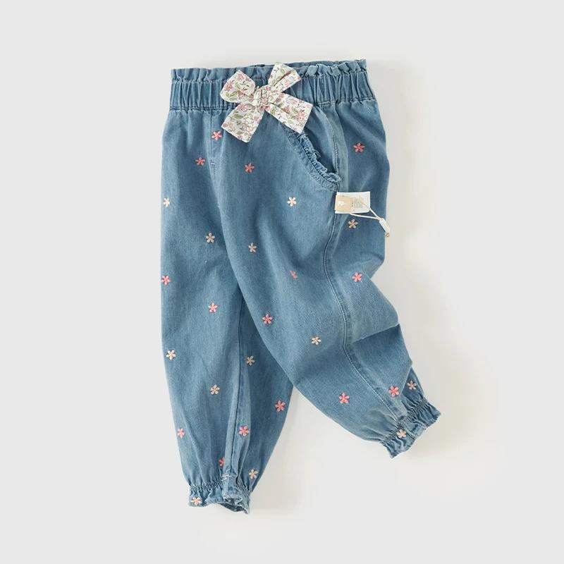 MAC-Pantalon en denim pour enfant, mode automne, décontracté, doux, mignon, extérieur, DB3242342