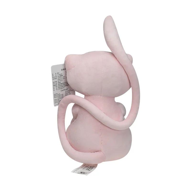 Peluche Pokémon Mew, peluche kawaii de dessin animé Go dex Mew, jouets en peluche doux, poupée anime
