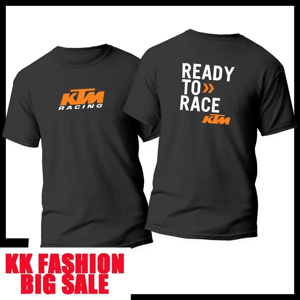 Nouveau T-shirt de sport décontracté unisexe en coton KTM 2026 pour la course moto, la conduite tout