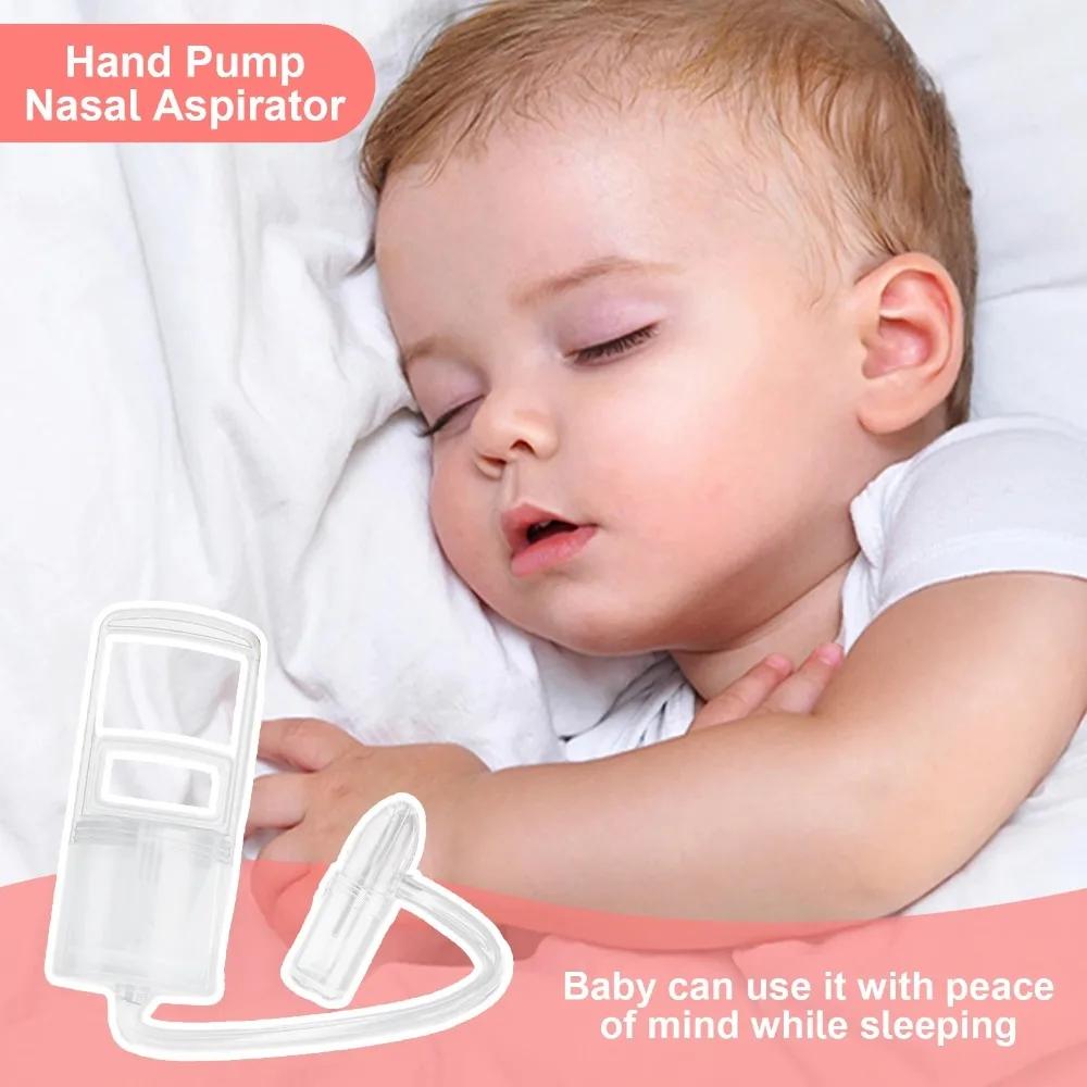 Aspirateur nasal manuel puissant à pompe manuelle, extracteur nasal non invasif, embout nasal confor