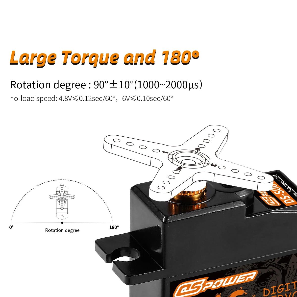 DSpower 21g Metal Gear mini servo 4.2KG 17g Servo pour 1:18 1:16 rc voiture slash E-Revo 144001   Ro
