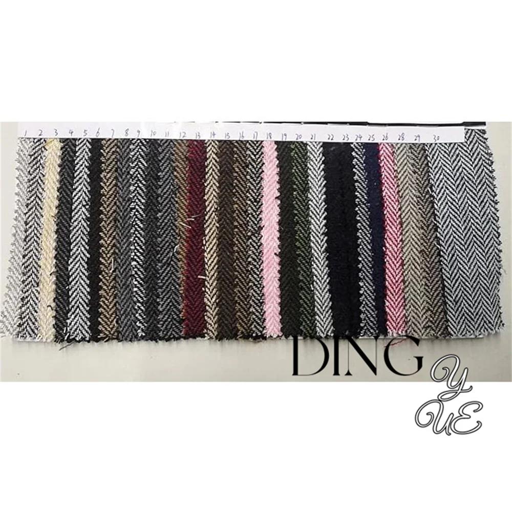 Ensemble de costume rétro 3 pièces pour hommes, en Tweed marron et gris à chevrons, coupe cintrée, T