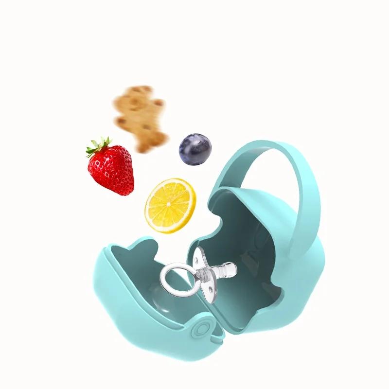 Boîte à sucettes en plastique PP pour bébé, petite boîte de rangement pour sucettes et aliments, pro