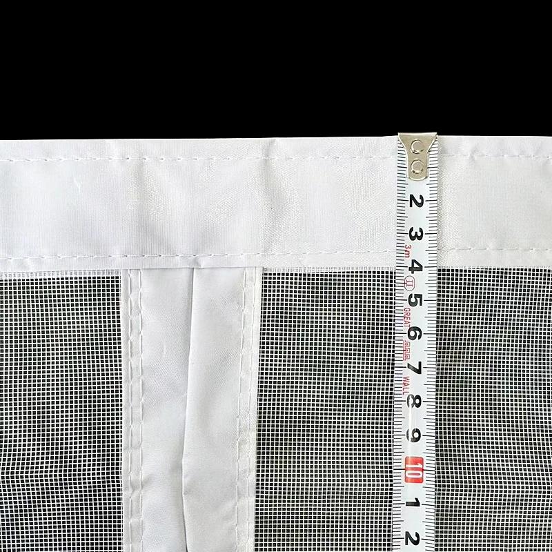 Moustiquaire magnétique pour porte, sur mesure, rideau de porte anti-moustiques, moustiquaire invisi