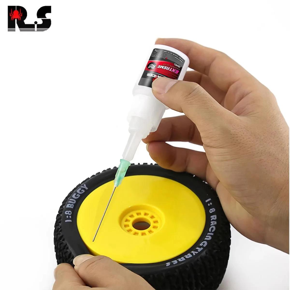 Colle pour pneus dédiée au modèle de voiture RC, adhésif instantané, course forte, Buggy Bigfoot uni
