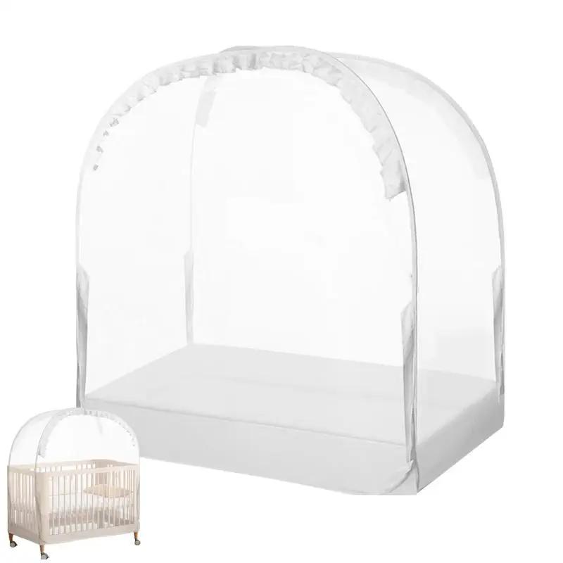 Tente de berceau Pop-Up pour bébé, couverture de berceau, auvent en maille respirante, pour garder l