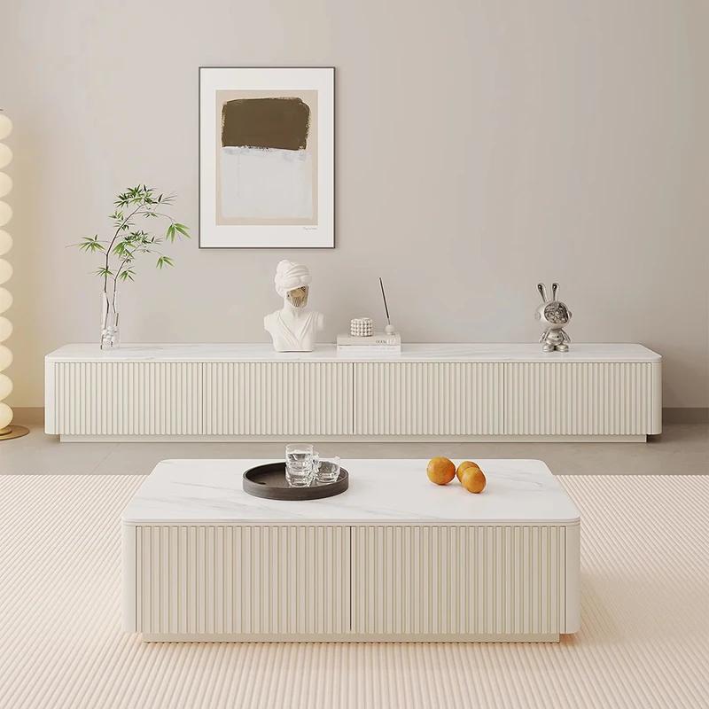 Tiroirs de luxe Design de rangement Premium supports de télévision support de télévision esthétique 
