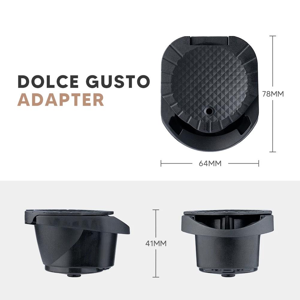 Adaptateur ICafilas pour Machine Dolce Gusto PICCOLO XS/Genio S, capsule réutilisable, rechargeable,