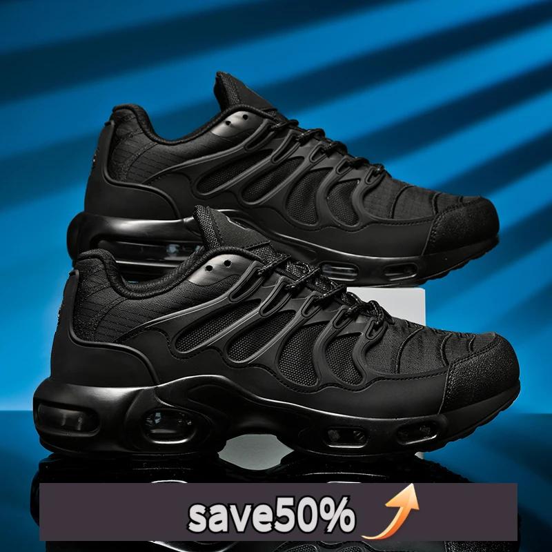 Chaussures de course à coussin d'air pour hommes, sports marathon, respirantes et légères, chaussure