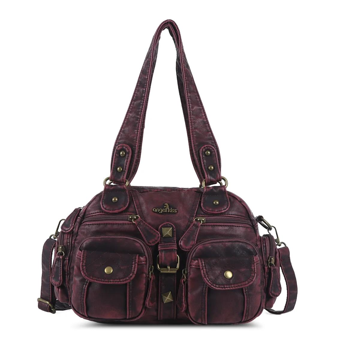 Sac vintage pour femme, petit sac à main, sacoche à poignée supérieure, sac à bandoulière en PU, sac