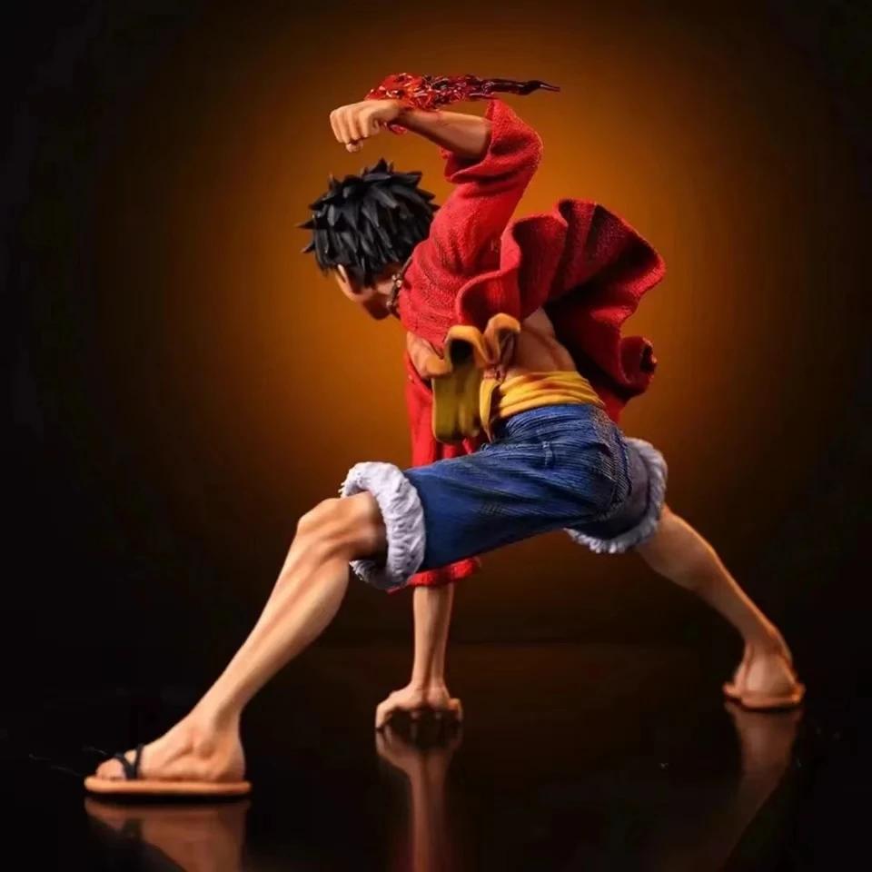 Monkey D de 18cm, une pièce Figurines d'action de style combat pour enfants, collection d'anime, mod