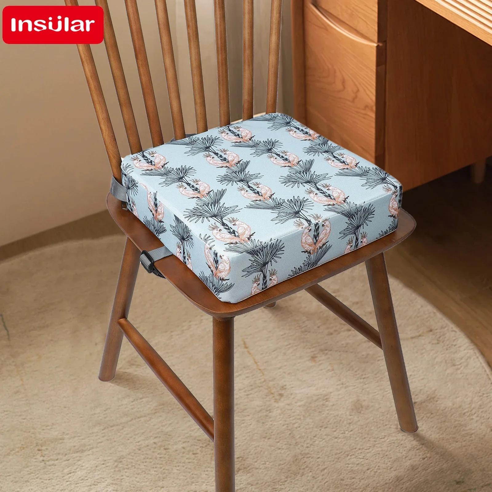 Coussin rehausseur de chaise de salle à manger pour bébé, chaise haute amovible pour enfants, coussi