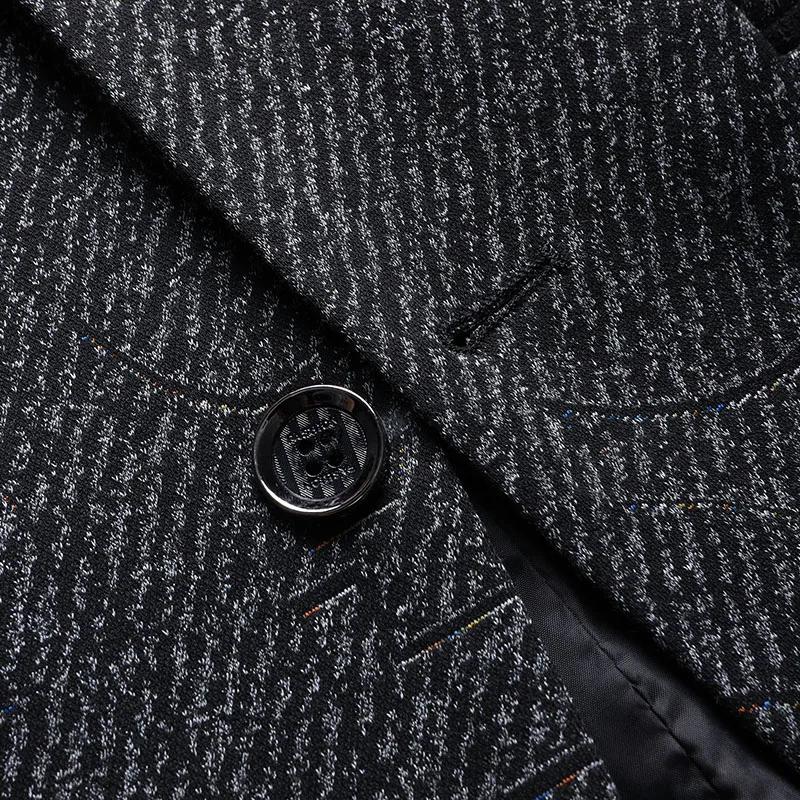 Le nouveau blazer de costume ajusté pour homme, à deux boutons et à simple boutonnage, idéal pour le