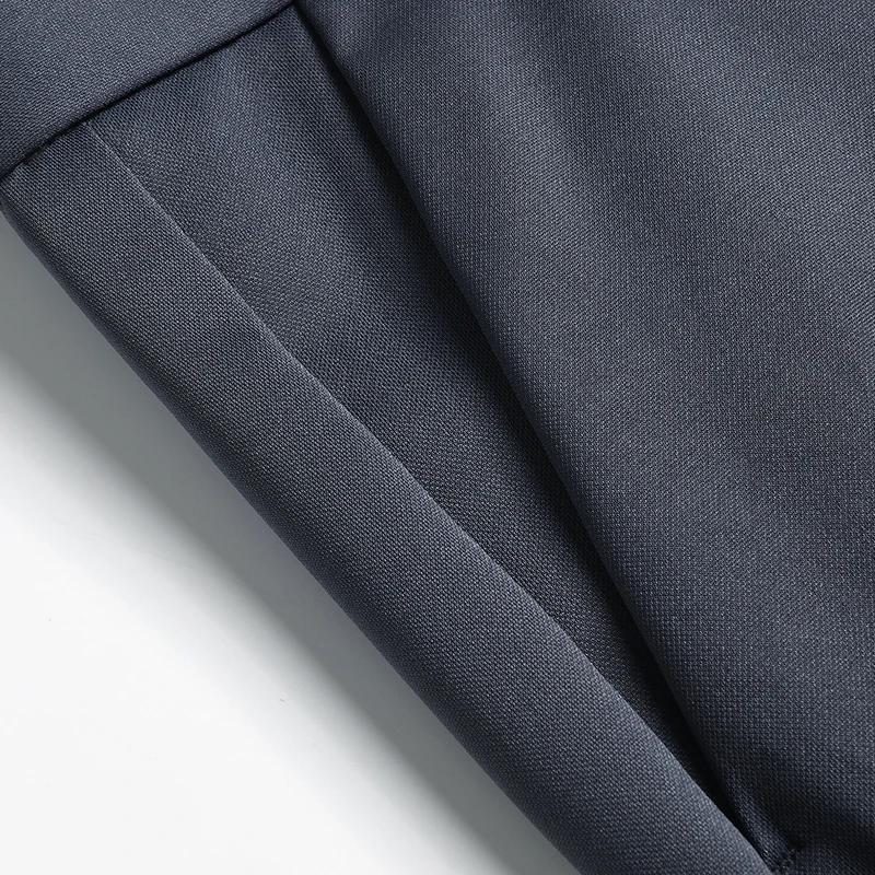 Pantalon d'été pour hommes, fin, droit, extensible, décontracté, sans Trace, sans repassage, tissu s