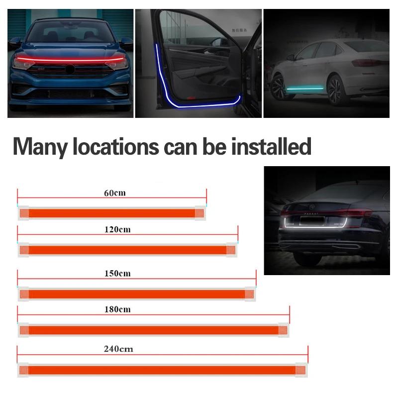 Bande LED Flexible universelle DRL bande de jour pour Renault Megane 2002-2018 lampe d'ambiance déco
