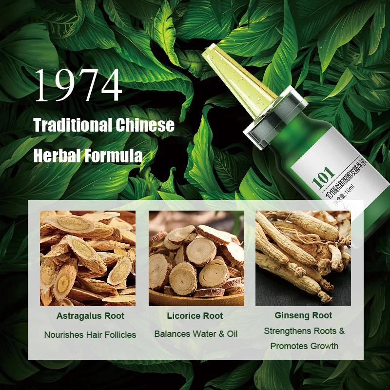 Zhangguang 101 tonique capillaire 10ml X32 puissant Anti perte de cheveux thérapie à base de plantes