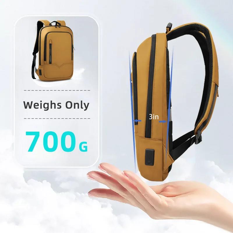 Heroic Knight sac à dos hommes multifonction affaires étanche mince sac à dos pour ordinateur portab
