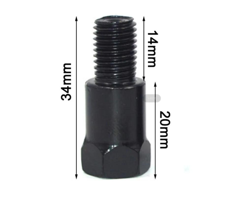 Adaptateur de rétroviseur dans le sens des aiguilles d'une montre M8 M10, 8/10mm, boulon de vis de r