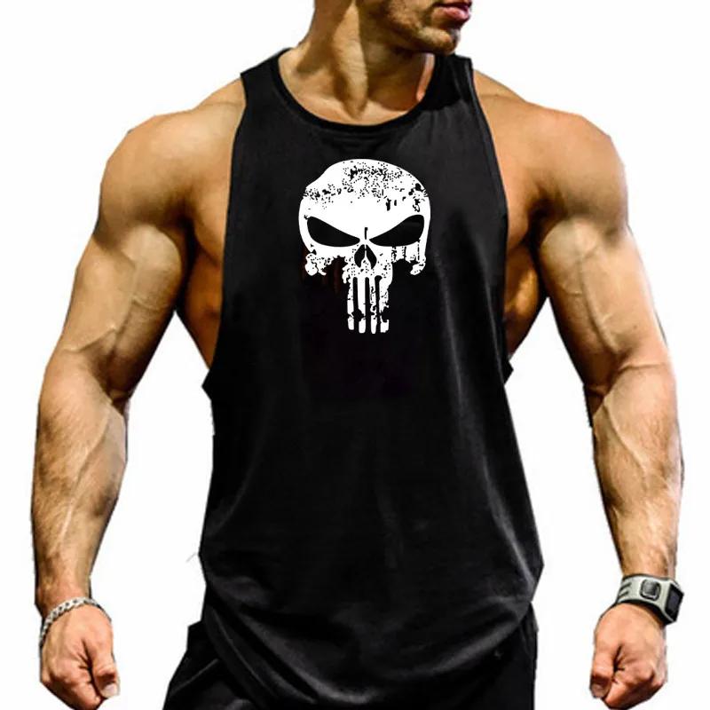 T-shirts de gymnastique bretelles homme Stringer chemise de Fitness chemise de musculation hommes ha