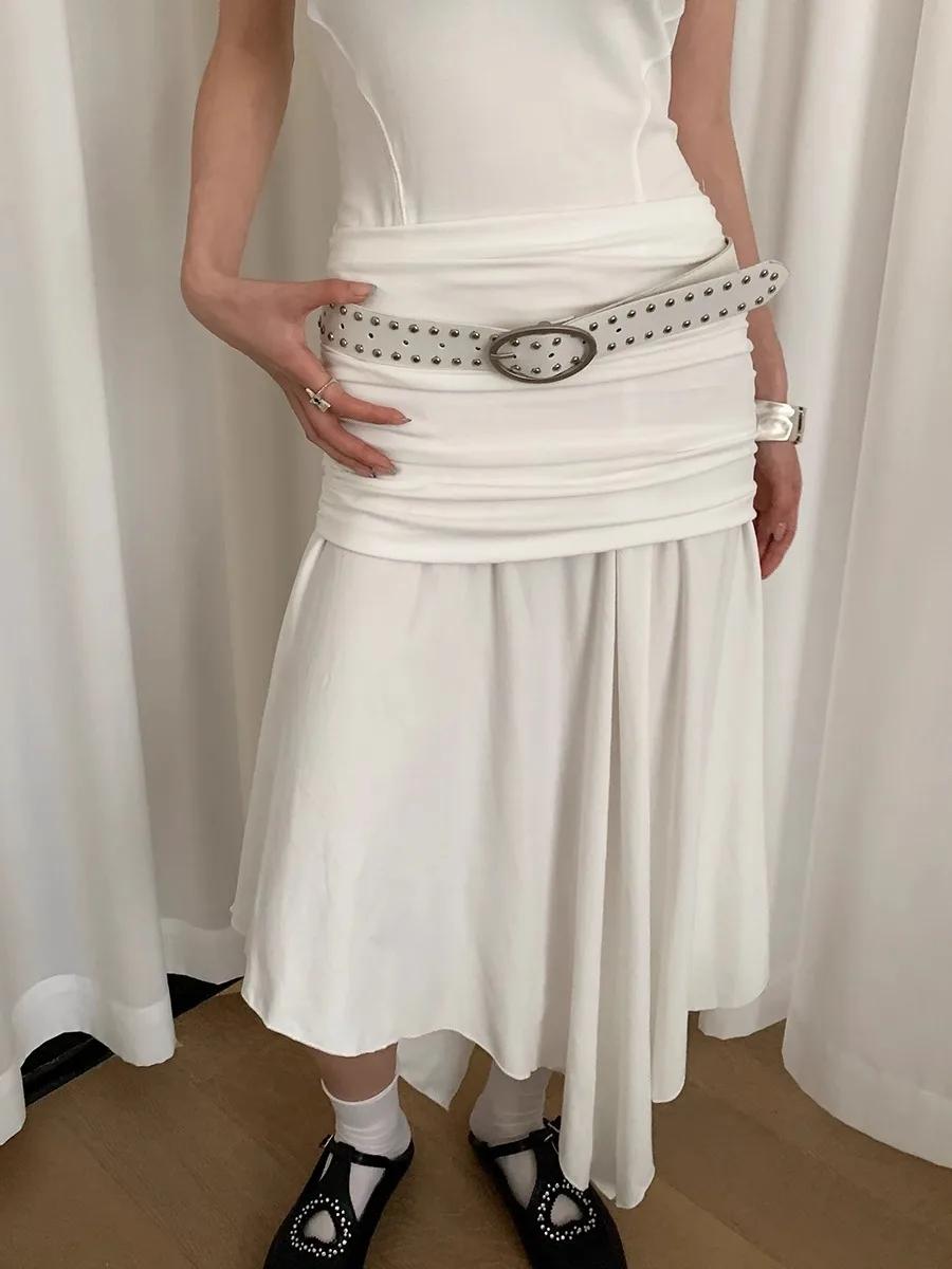 Ceinture à rivets bohème pour femmes, nouveau Design haut de gamme, Niche avec robe, tendance Y2K, 2