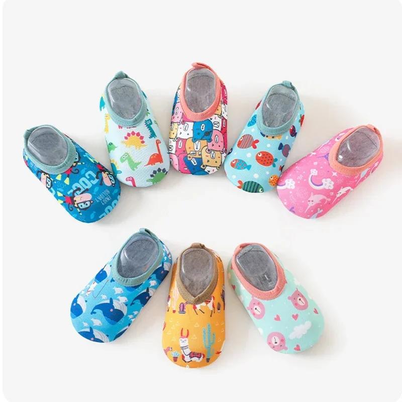 Enfants natation Surf sport baskets quatre saisons anti-dérapant Aqua natation chaussettes de sol bé