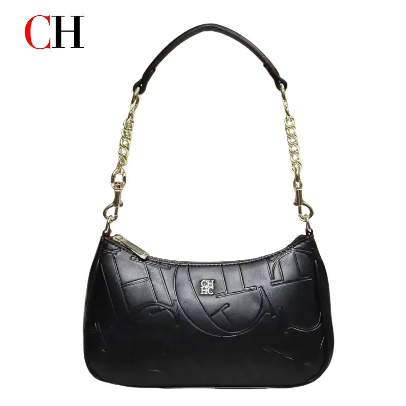 CH – sac à bandoulière Simple pour femmes, sac à main cloison de mode, marque de luxe Durable, sac à