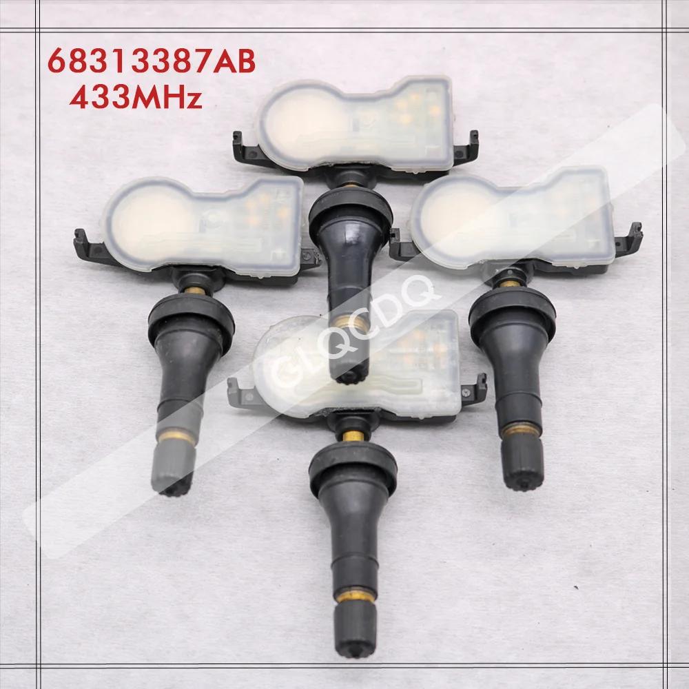 4 pièces pour Jeep Compass 2018-2024, capteur de pression des pneus TPMS 433 MHz, capteur de pressio