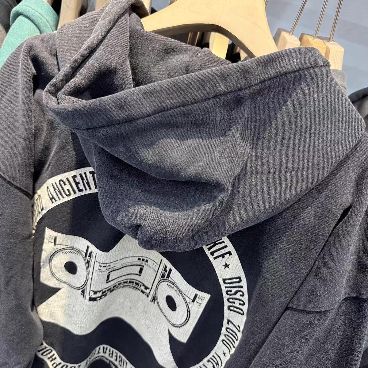 Joli délavé noir Saint KLF exposition limitée sweat à capuche hommes femmes haute qualité Streetwear