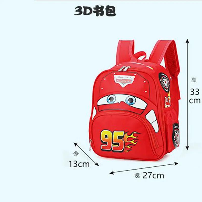 Sac à dos sécurité enfants Disney voiture - Pour garçons maternelle 3-6 ans - Cartable primaire ludique