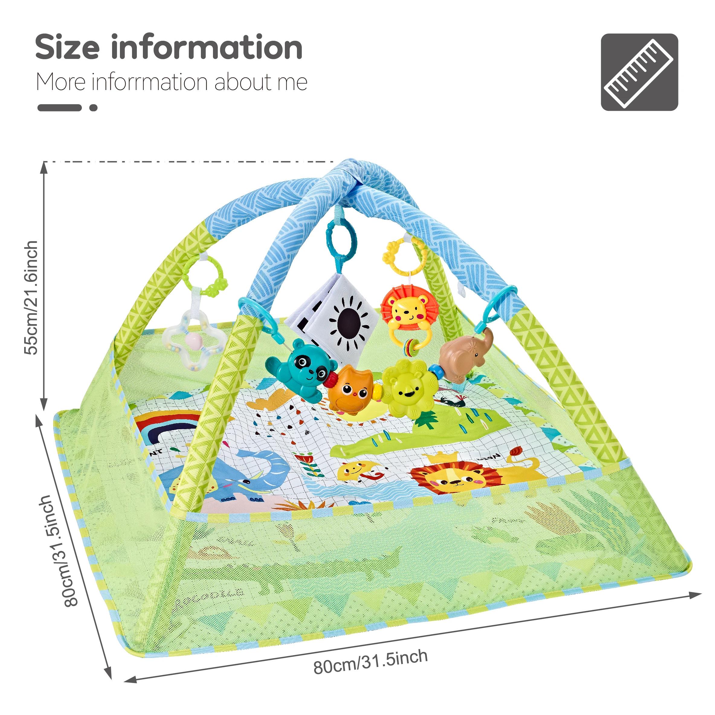 Cadre de Fitness multifonctionnel pour bébé, tapis de jeu pour bébé, couverture de jeu rampant, supp