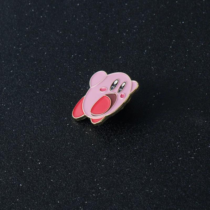 Kirby Anime broches pour sacs à dos Badges sur Manga émail broche accessoires pour bijoux choses mig