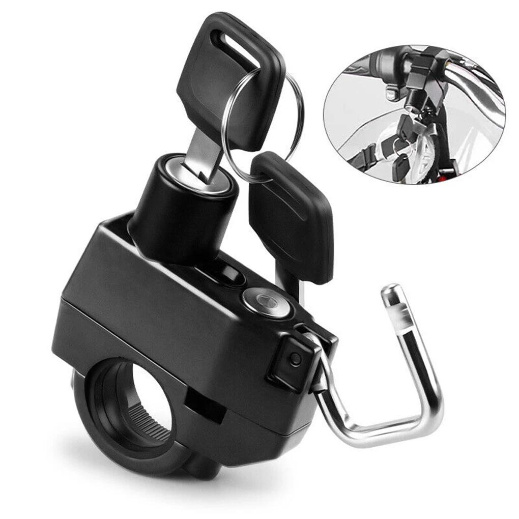 Serrure de casque antivol, dispositif de verrouillage, antirouille, fabrication soignée, taille comp